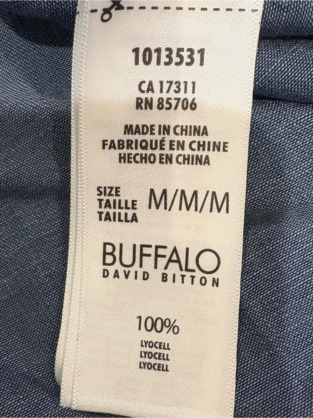 Buffalo David Bitton Soft Lightweight Denim Shirt Womens M - Picture 4 of 9